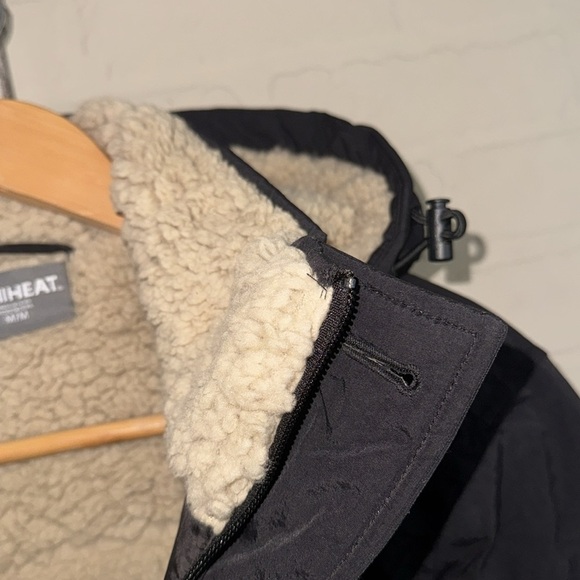 32 Degrees Men's Black Hooded Puffer Coat - Picture 4 of 8